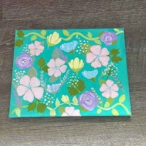 Canvas Flower Wall Art